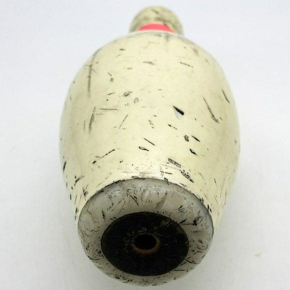 Vtg AMF Amflite-2 Pink Two Stripe WIBC-ABC Approved Surlyn Coated Bowling Pin - Picture 3 of 5